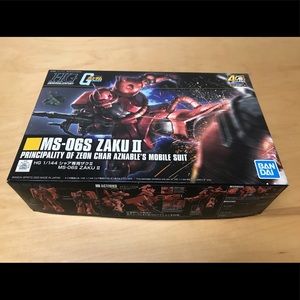 HG Zaku model kit (gundam). Brand new, perfect condition.